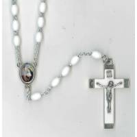 Chapelet - Ste Rita - Blanc