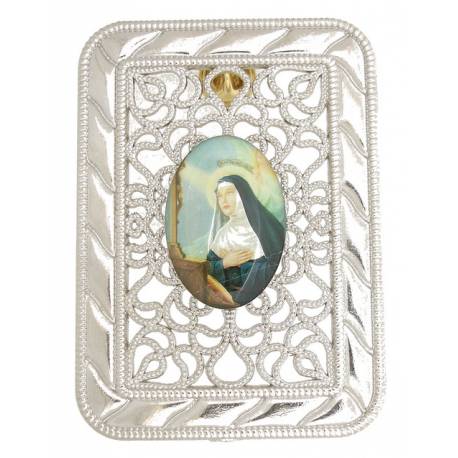 Kader Metaal vernikkelt - 5.5 X H 8 cm - H Rita 