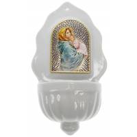 Bénitier - Ferruzzi - Porcelaine 16 x 9 cm