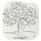 Cadre 10 X 10 cm - Incision Arbre de Vie