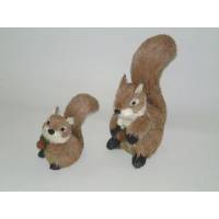 Statue 20 Cm Ecureuil Brun