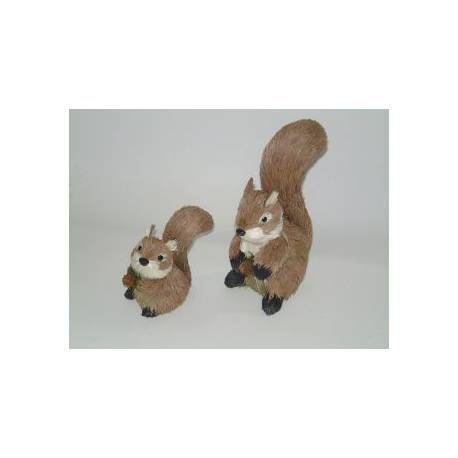 Statue 20 Cm Ecureuil Brun