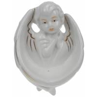 Bénitier - Ange - 11 X 8 cm - Porcelaine