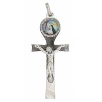 Croix Egyptienne Ste Rita - 55 mm - Métal Agté
