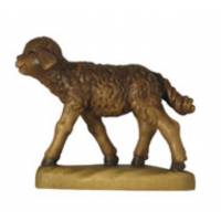 Bois Sculpte Mouton Brun 15 Cm