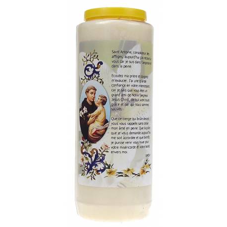 Neuvaine / blanc / St Antoine + Prière