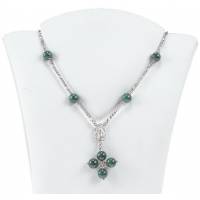 Collier-Dizaine Malachite 