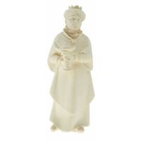 Roi Noir pour personnages de crèche de 16 cm bois naturel