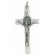 Sint-Benedictuskruis - 35 X 20 mm - Metaal verzilverd 