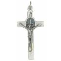 Croix St Benoît 35 X 20 mm - Métal argté