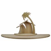 Cabane Avec Comete 88 X 44 X 44 Cm Couleur