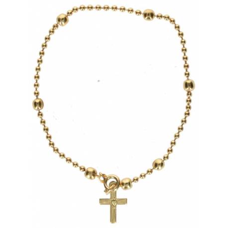 Armband-Rozenkrans - Metaal verguld 