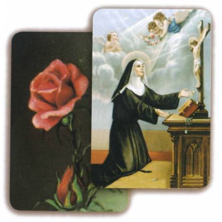 3D-Prentje - 8 X 5 cm - H. Rita / Roos 