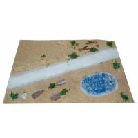 Decor : Route et Lac