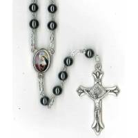 Chapelet - Ste Rita - Hématite + Ecrin BA