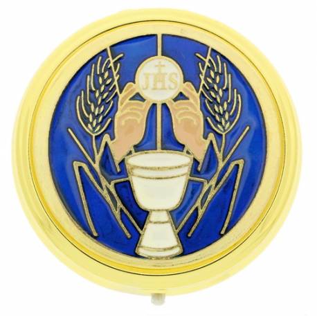 Pixis Verguld Diam 50 mm - Handen / Hostie / JHS 