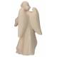 Statue en bois sculpté Ange Gardien avec fille 19 cm bois ciré