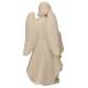 Statue en bois sculpté Ange Gardien avec fille 19 cm bois ciré