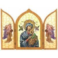 Triptyque 23 X H17 cm - Perpétuel Secours