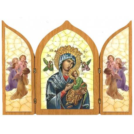 Triptyque 23 X H17 cm - Perpétuel Secours