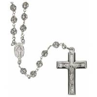 Rozenkrans Zilver + Rhodium Strass 