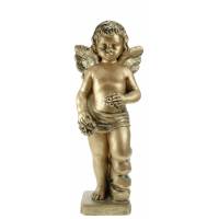 Ange - 20 cm - "marbre" finition bronze