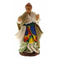 Santon Napolitain 08 Cm Femme Au Balcon