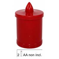 Lampe De Cimetiere Livree Sans Batteries (2Aa) 10 X 7 Cm