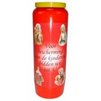Noveenkaars / rood / V. bescherming van de kinderen 