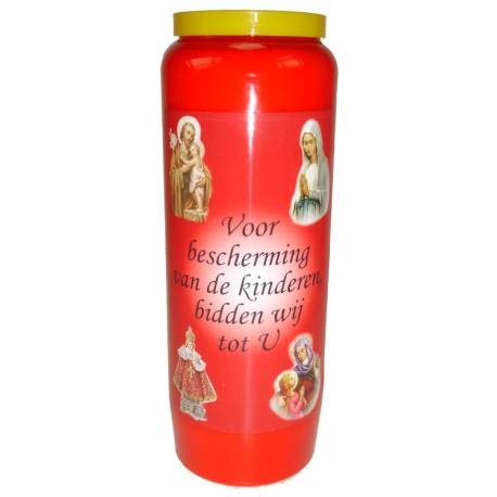 Noveenkaars / rood / V. bescherming van de kinderen 