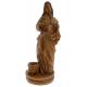 Statue 20 Cm Ste Godelieve/Puits Couleur Bois
