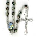 Chapelet Cloisonne Noir Ste Rita