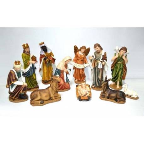 Crêche 60 cm - 11 Personnages