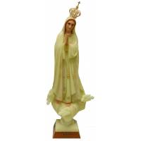 Statue 65 cm - Fatima - Lumineux - Colombes + Paillettes