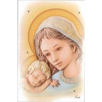 Cadre 10 X H15 cm - Vierge et Enfant