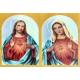Poster 20 X 25 cm H. Hart van Jezus en Maria 