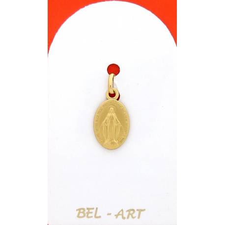Médaille Or 9 Crts - Miraculeuse - 13 mm