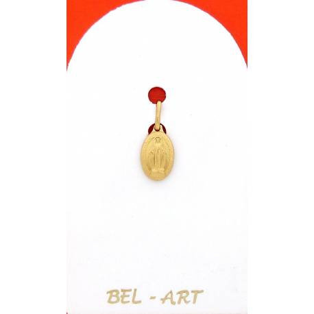 Médaille Or 9 Crts - Miraculeuse - 9 mm