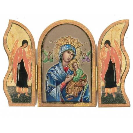 Triptyque 13 X H09 cm - Perpétuel Secours - Anges