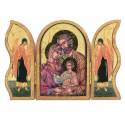 Triptyque 13 X H09 cm - Ste Famille - Anges