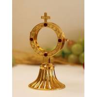 Ostensoir H 10 Cm Diam Int 3.5 Cm/Dore