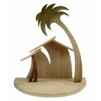 Cabane Avec Comete 42 X 21 X 42 Cm Couleur