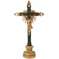 Kruisbeeld Op Voet 72 X 18 Cm Gekleurd 