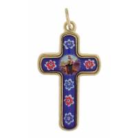 Kruisje Email O.L.V. Karmel 3 Cm 