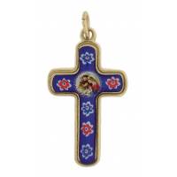 Croix Email Nativite 3 Cm
