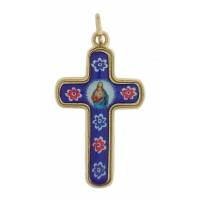 Kruisje Email H Hart 3 cm 