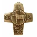 Croix Murale Bronze Ik Ben De Goede Herder