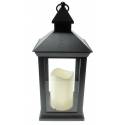 Lanterne 33 Cm Avec Bougie Led/3 Piles Aaa Non Livrees
