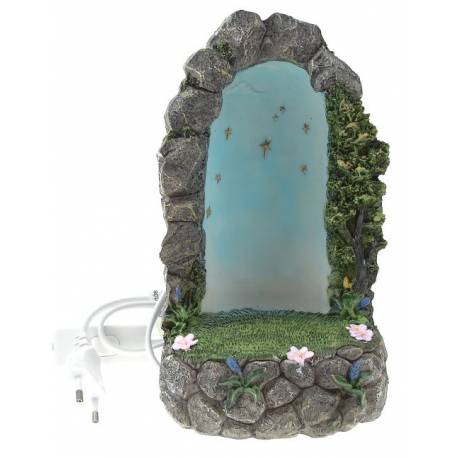 Grotte 12XH20 cm - Avec Lumière pour statue de 12 à 15 cm