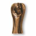 Statue 4.5 Cm Bronze - Ange Gardien + Enfant